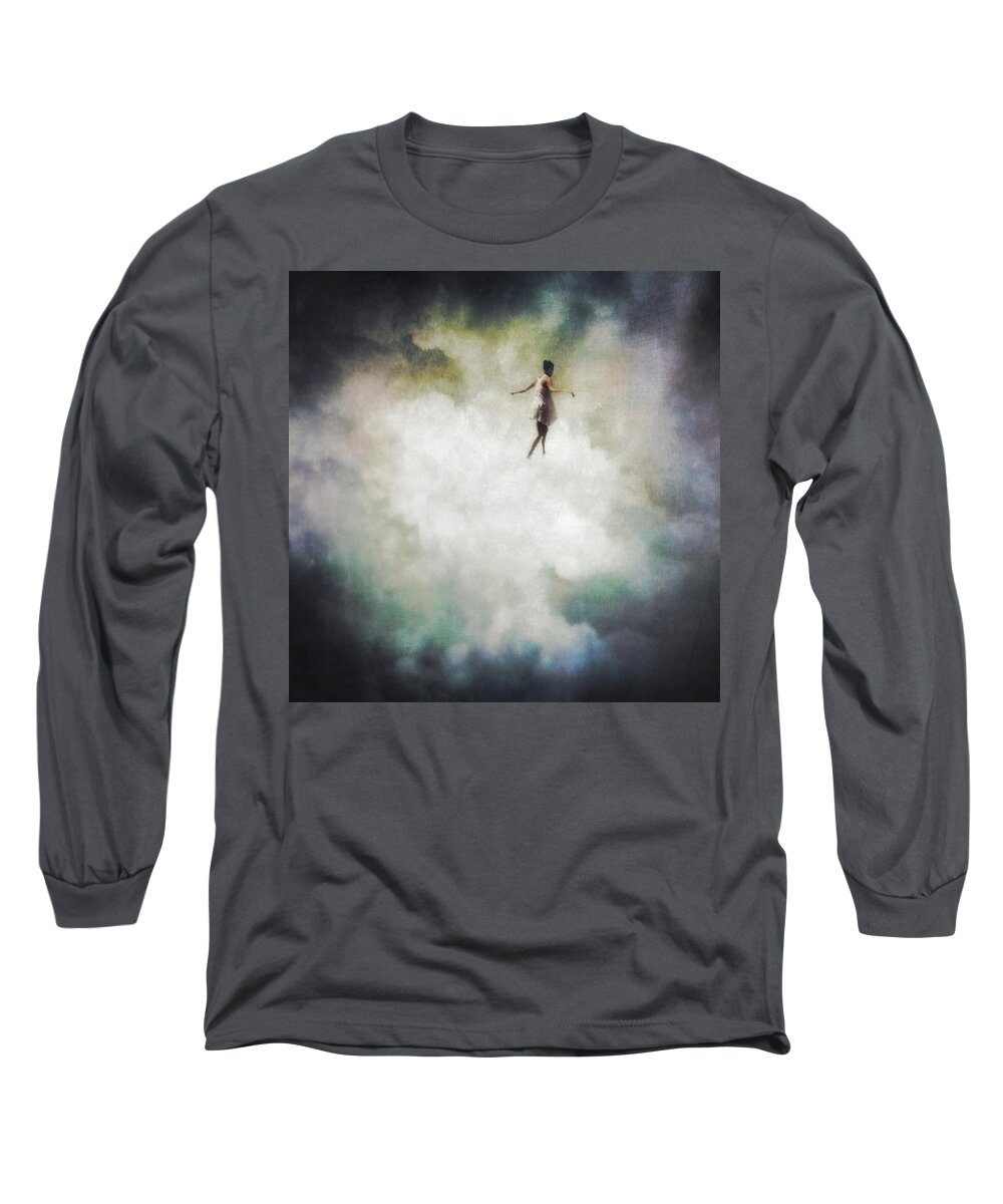  Long Sleeve T-Shirt featuring the digital art Walk Away by Melissa D Johnston