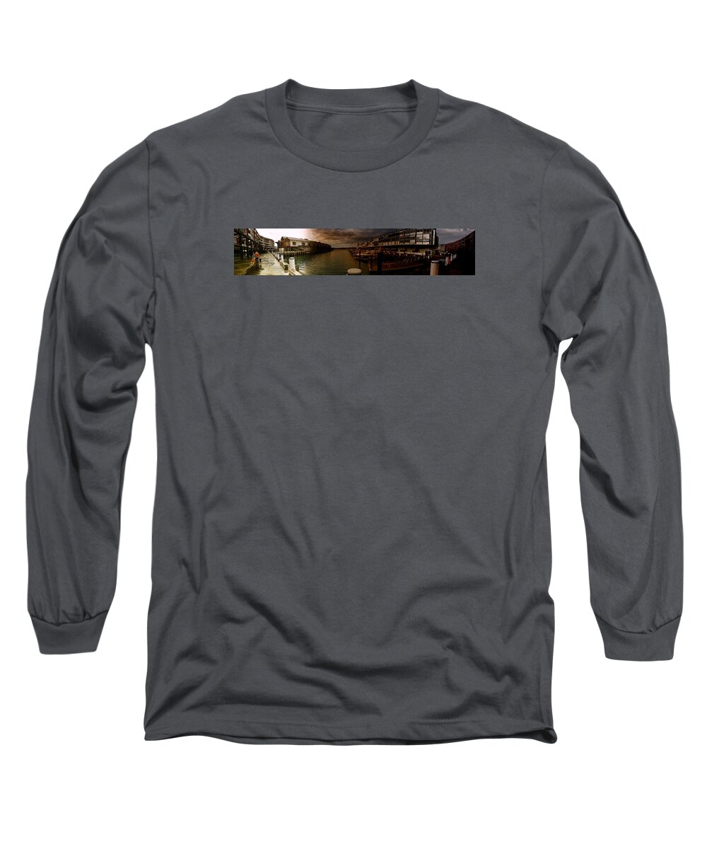 Walsh Long Sleeve T-Shirt featuring the photograph Walsh Bay after the rain by Andrei SKY