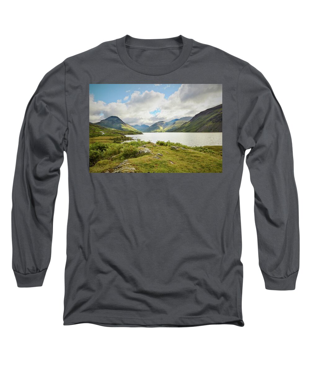Cumbria Long Sleeve T-Shirt featuring the photograph Wast Water Cumbria by Ralph Muir