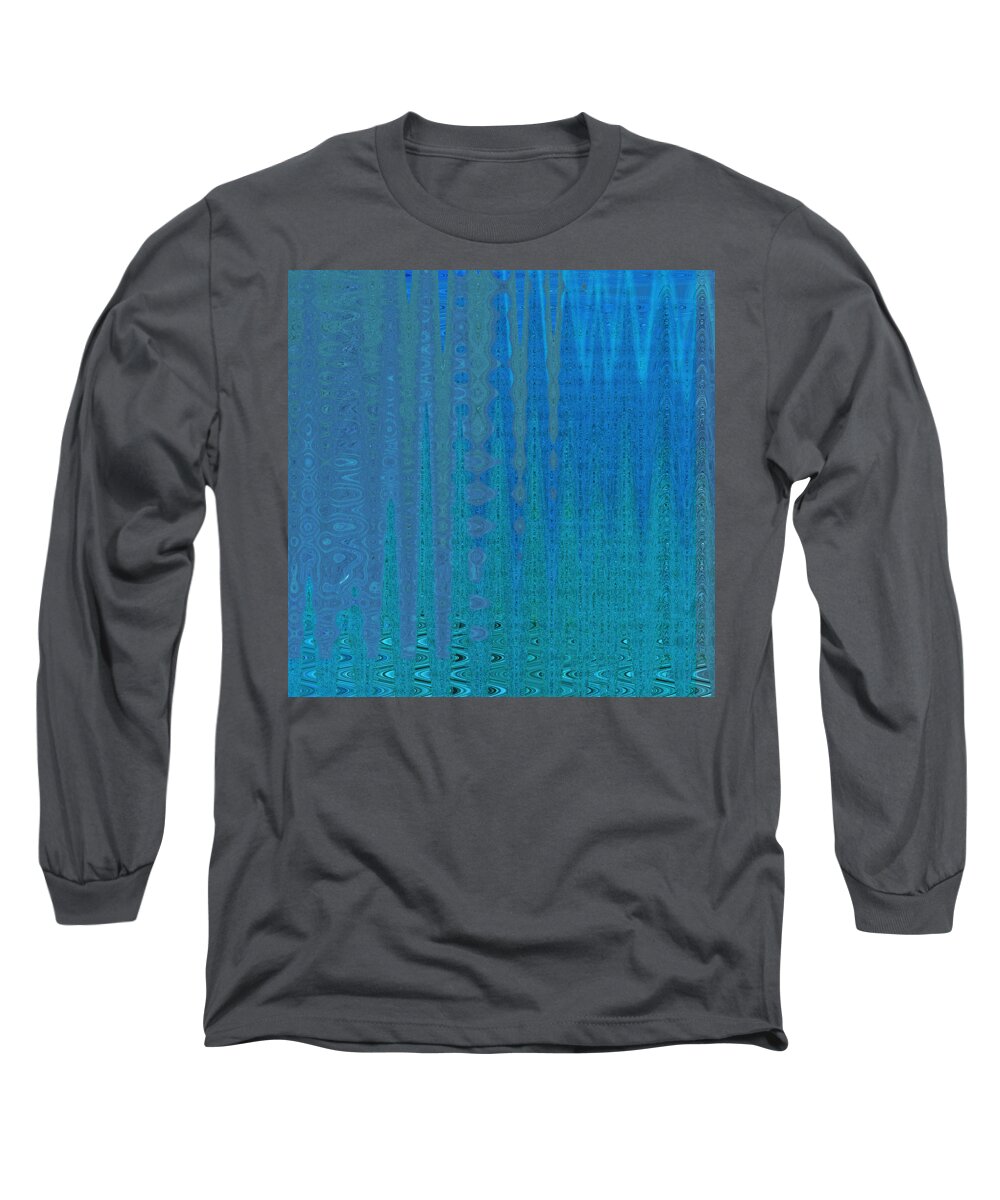 Digital Long Sleeve T-Shirt featuring the digital art Water Music by Stephanie Grant