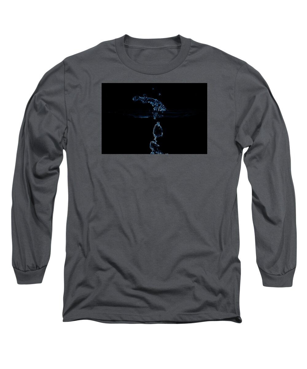 Water Long Sleeve T-Shirt featuring the photograph Water Works by Eric Wiles