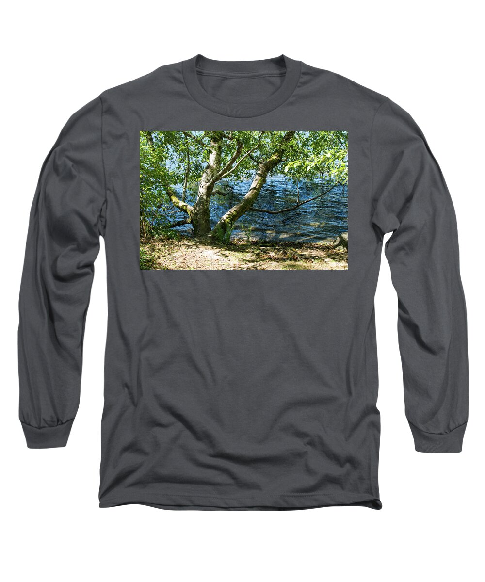 Water's Edge Long Sleeve T-Shirt featuring the photograph Water's Edge by Tom Cochran