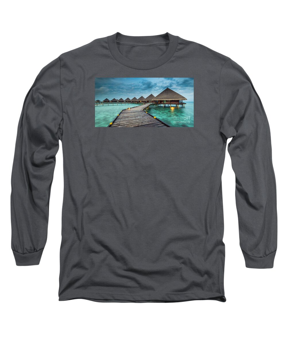 Amazing Long Sleeve T-Shirt featuring the photograph Way To Luxury 2x1 by Hannes Cmarits