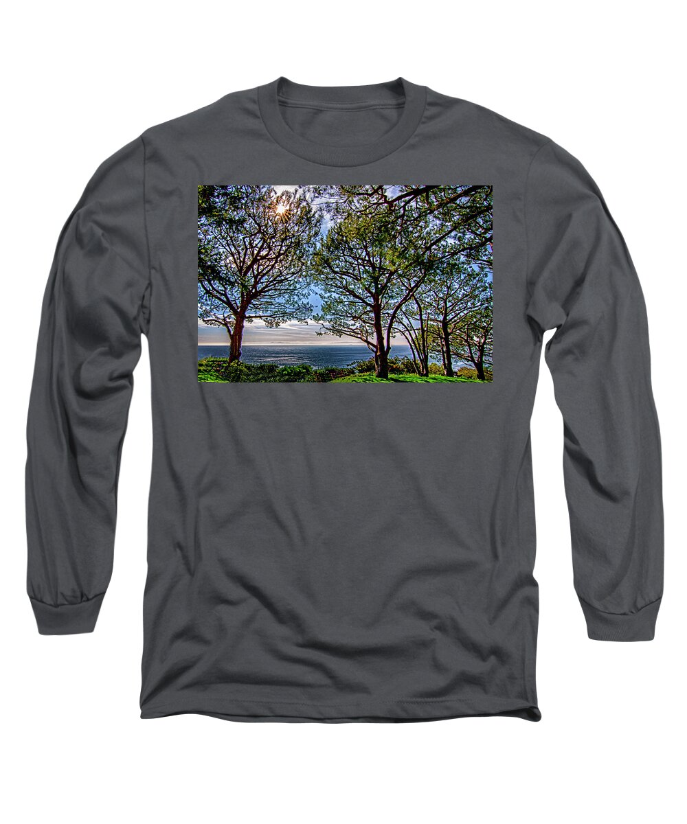 Vista Long Sleeve T-Shirt featuring the photograph Wayfarer's Ocean View by Joseph Hollingsworth