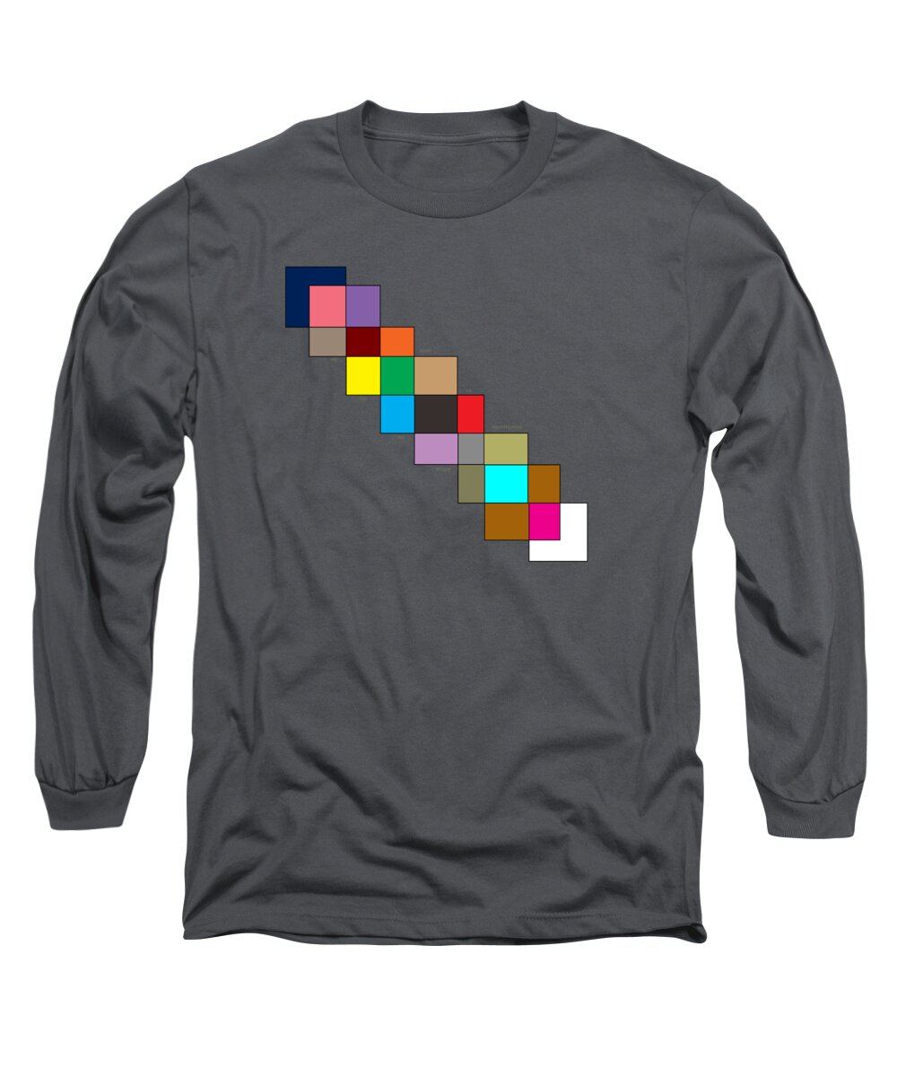 Band Long Sleeve T-Shirt featuring the digital art We are the world by Cathy Harper