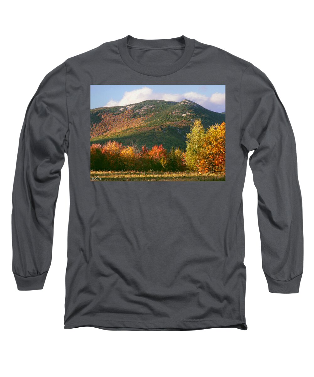 Mountains Long Sleeve T-Shirt featuring the photograph Welch and Dickey Mountains by Nancy Griswold