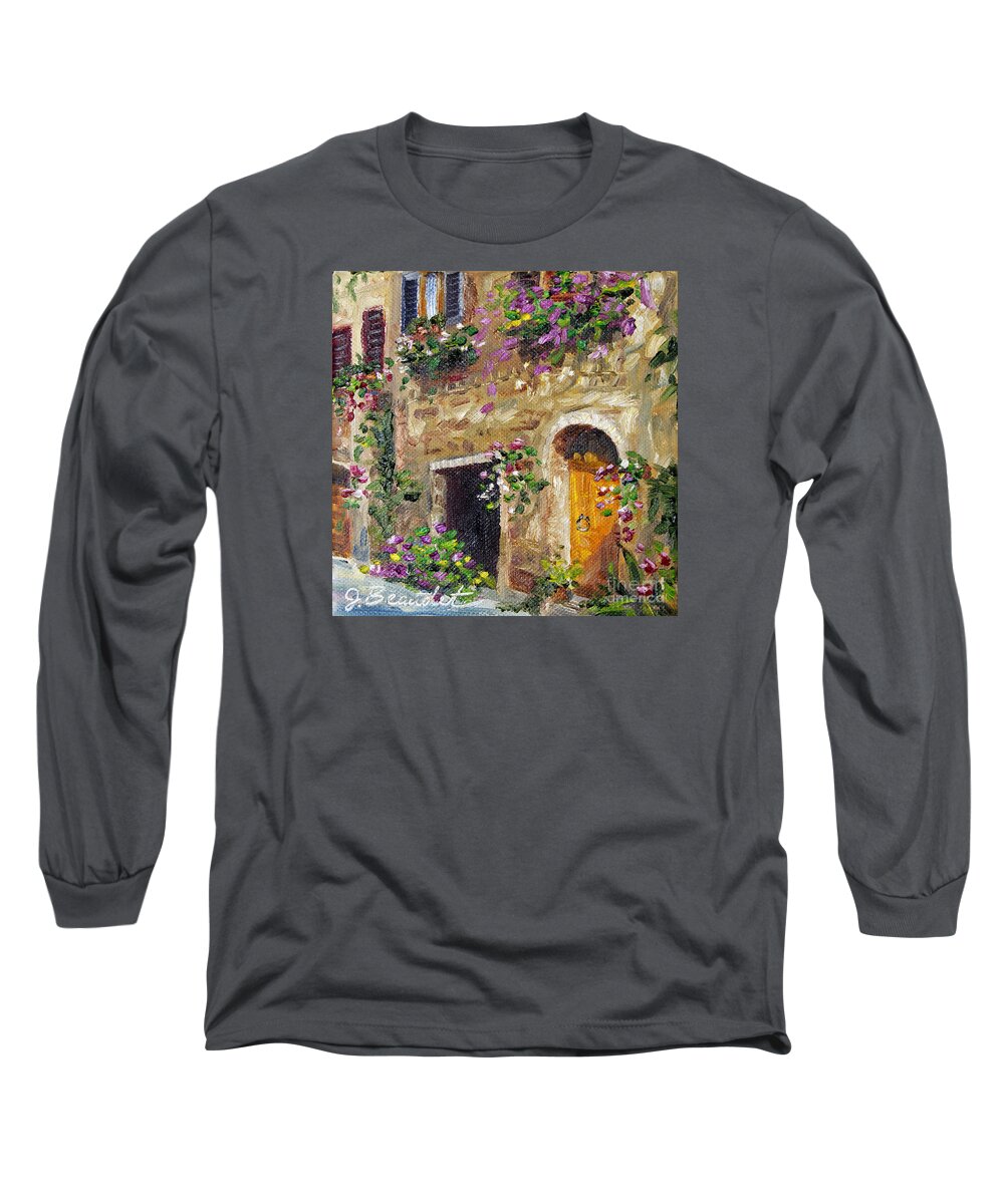  Long Sleeve T-Shirt featuring the painting Welcome Home by Jennifer Beaudet