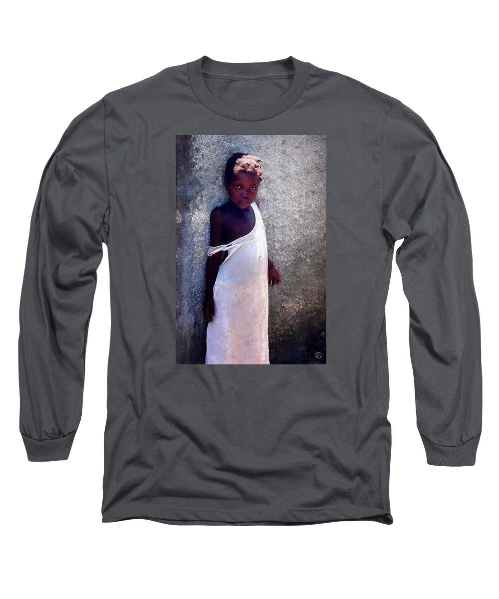 Human Long Sleeve T-Shirt featuring the digital art Where is compassion by Gun Legler