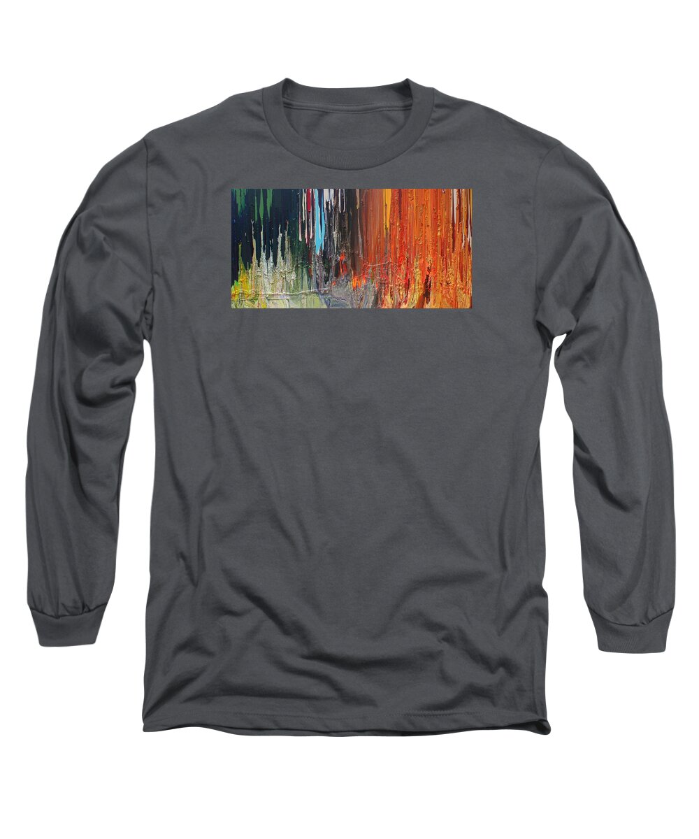 Fusionart Long Sleeve T-Shirt featuring the painting Wicked Cool by Ralph White