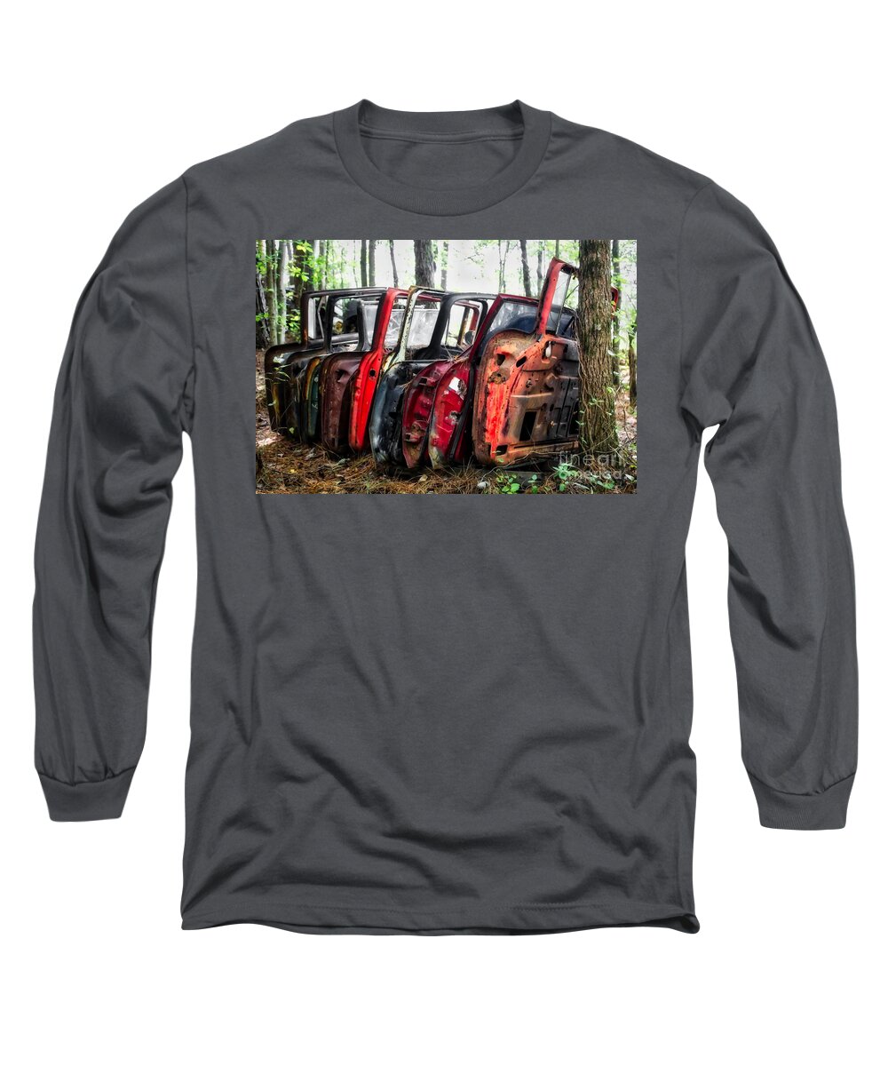 Urban Decay Long Sleeve T-Shirt featuring the photograph Window Wonderland by Phil Cappiali Jr