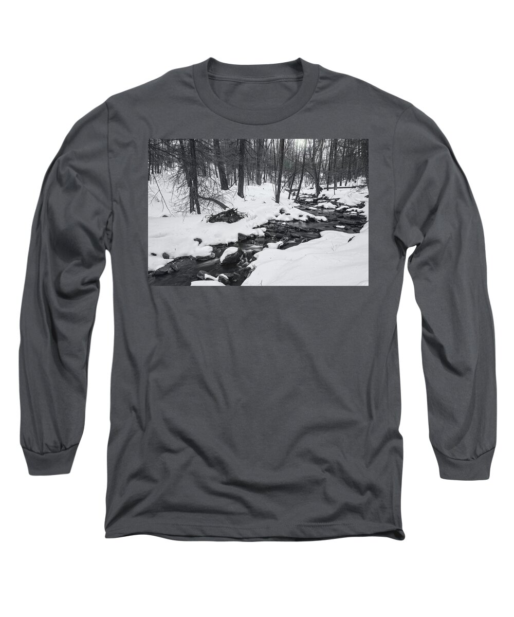 Trails Long Sleeve T-Shirt featuring the photograph Winter by Angelo Marcialis