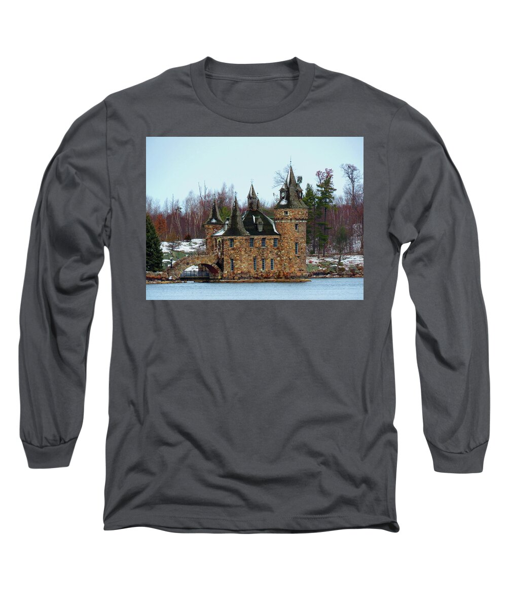 Boldt Castle Long Sleeve T-Shirt featuring the photograph Winter Calm by Dennis McCarthy