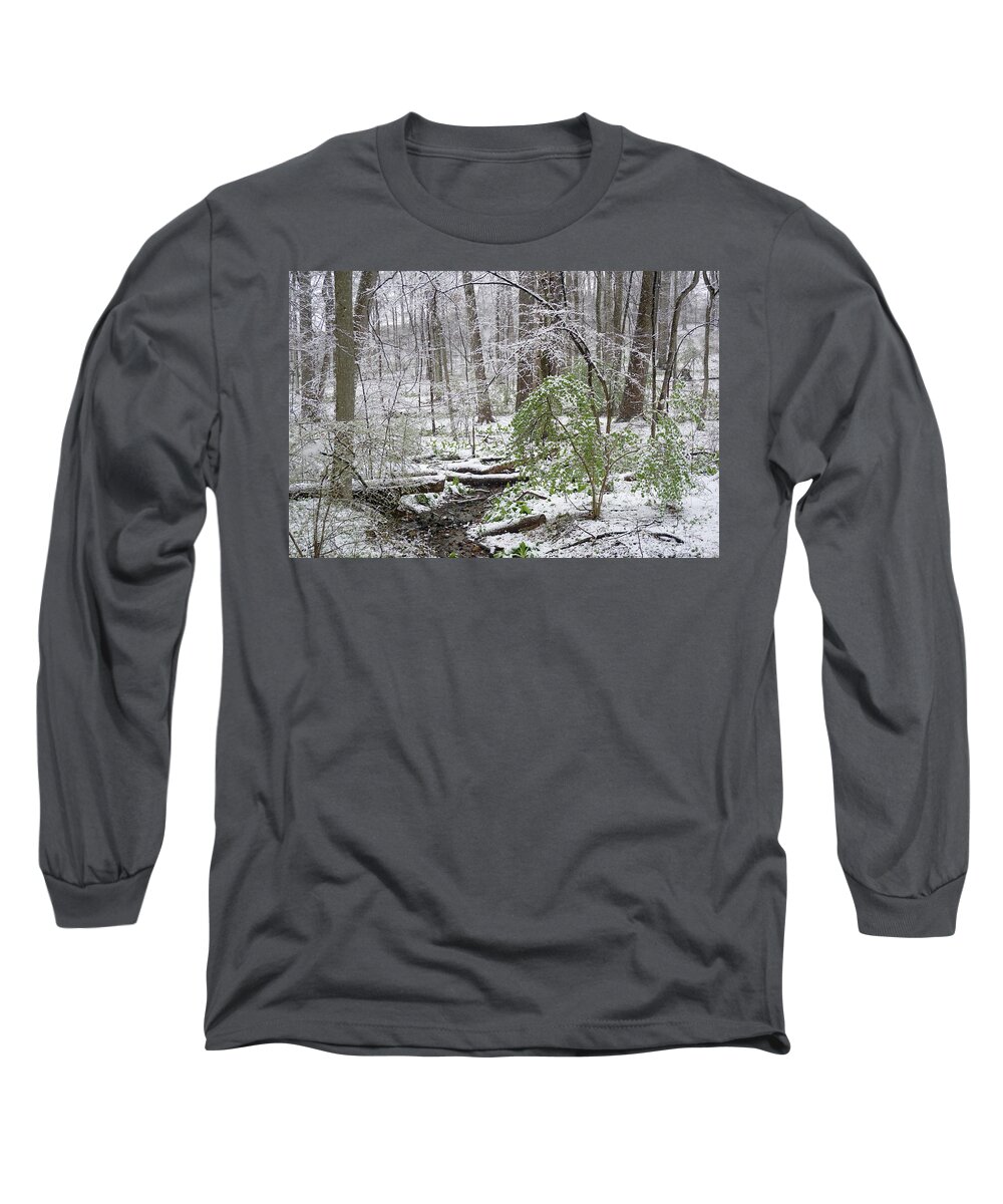 Winterthur Long Sleeve T-Shirt featuring the photograph Winterthur Gardens #02707 by Raymond Magnani