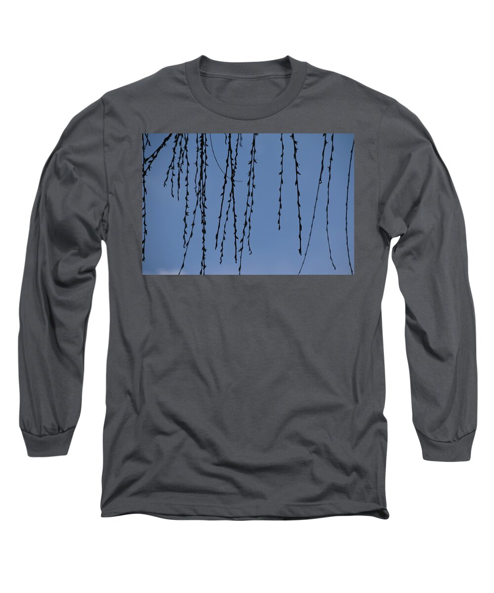 Silhouette Long Sleeve T-Shirt featuring the photograph Wisp - by Julie Weber
