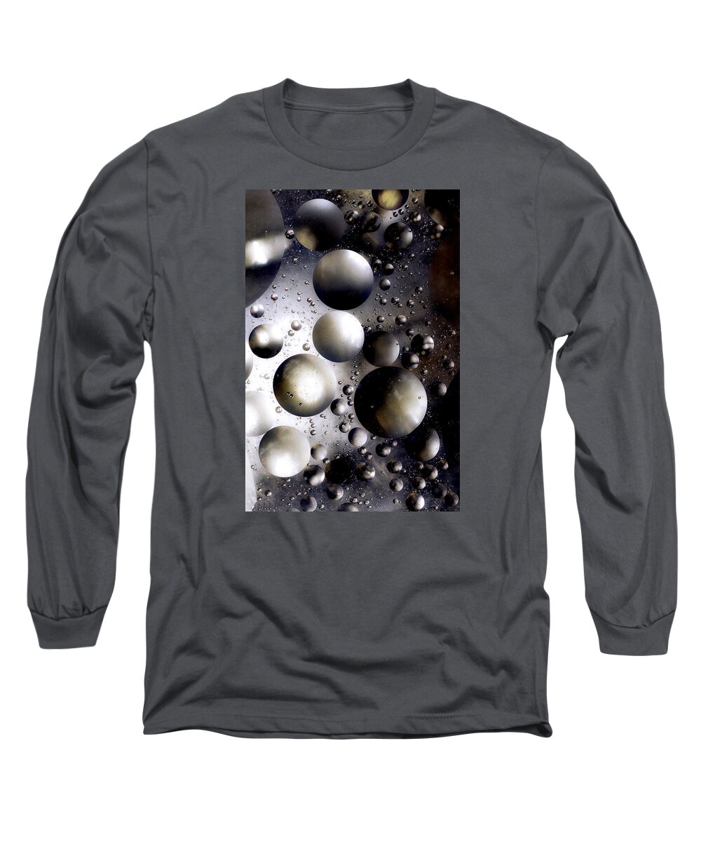 Abstract Long Sleeve T-Shirt featuring the photograph Wo 64 by Gene Tatroe