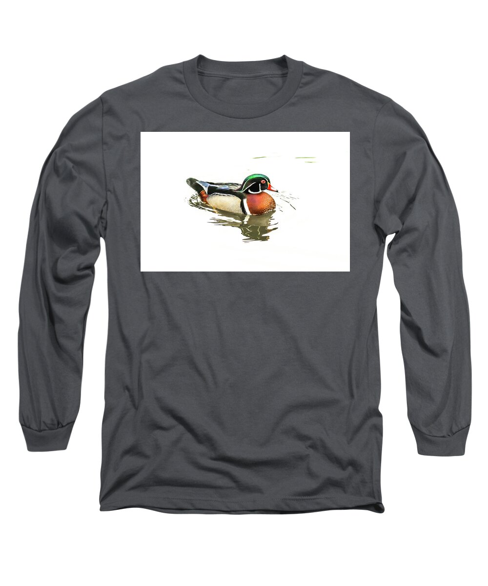 Nature Long Sleeve T-Shirt featuring the photograph Woody by Tom and Pat Cory