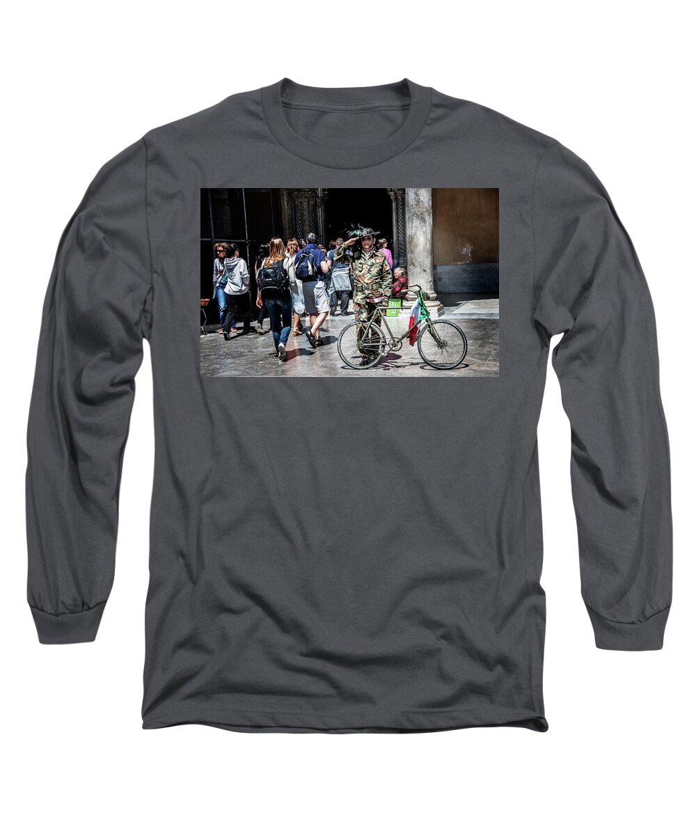  Long Sleeve T-Shirt featuring the photograph WW II Soldier by Patrick Boening