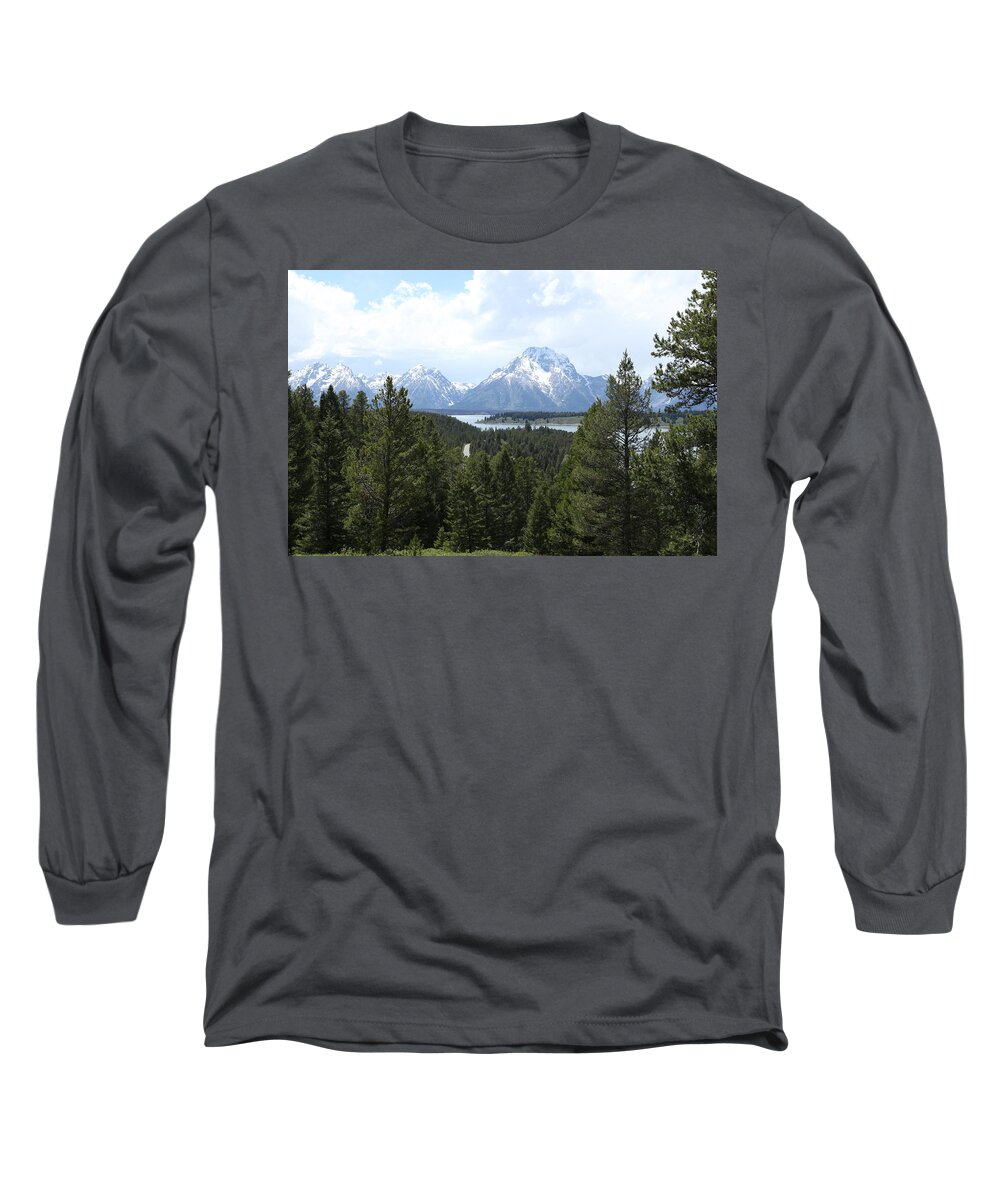 Landscape Long Sleeve T-Shirt featuring the photograph Wyoming 6490 by Michael Fryd