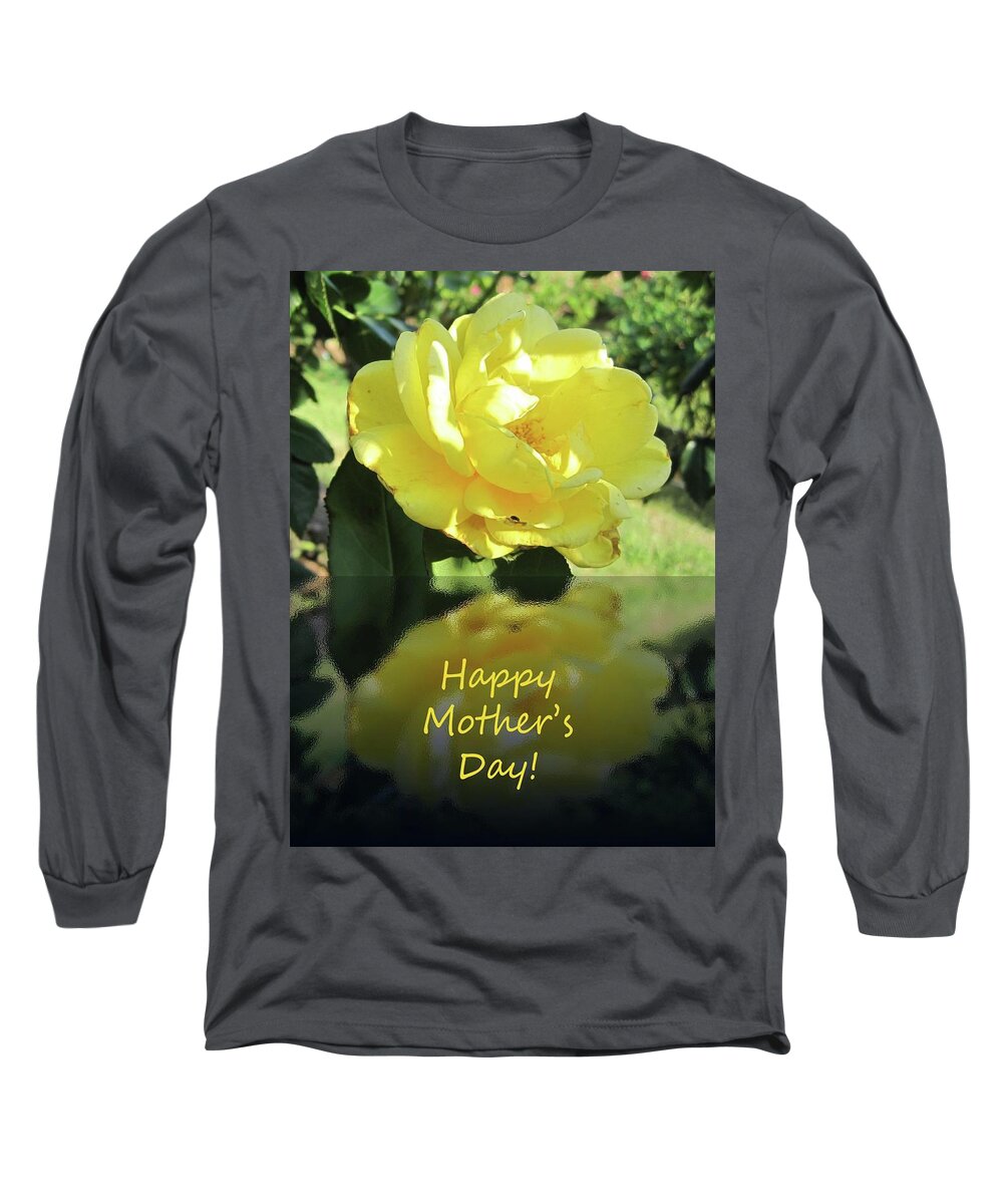 Photograph Long Sleeve T-Shirt featuring the photograph Yellow Mother's Day by Cynthia Westbrook