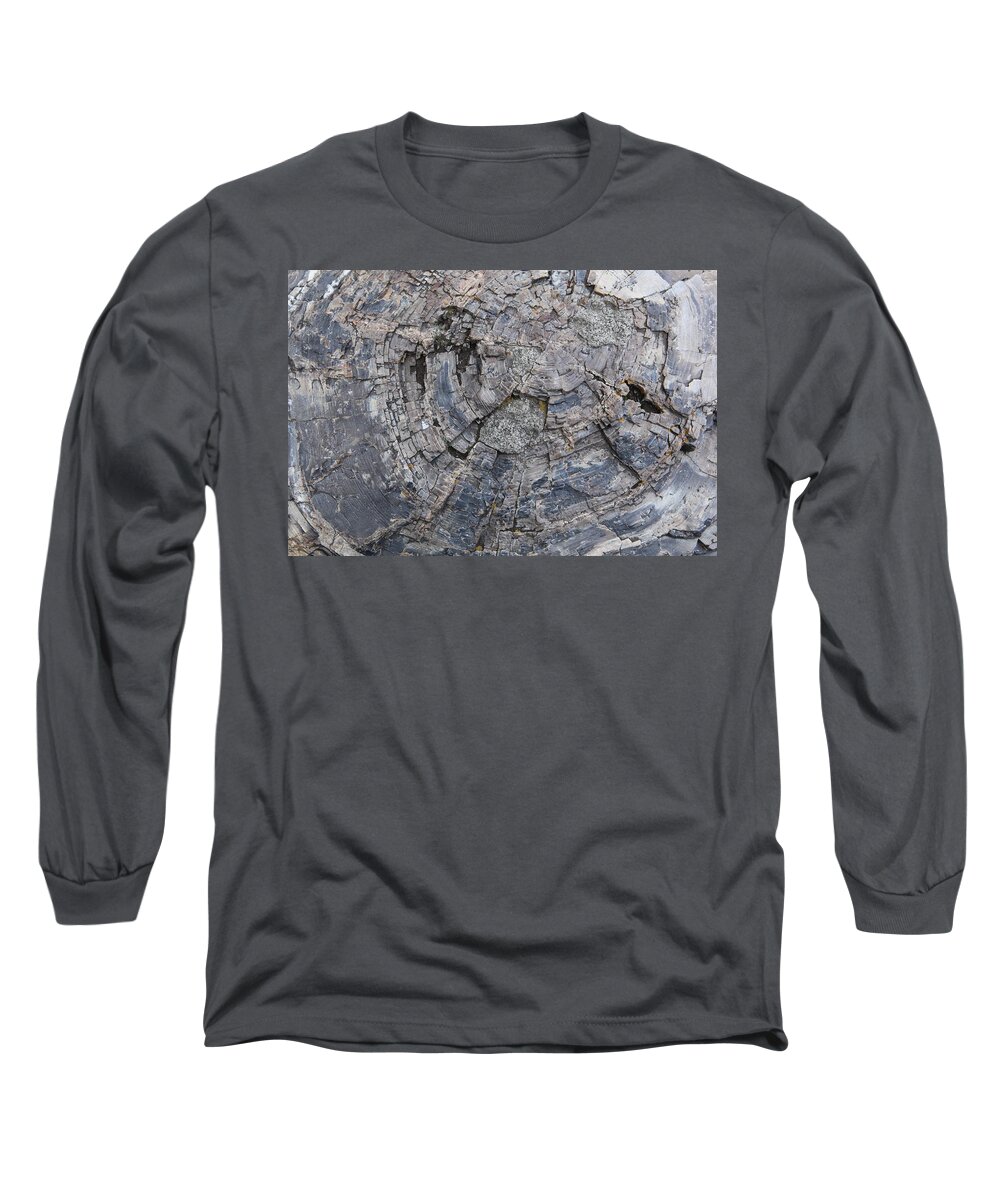 Texture Long Sleeve T-Shirt featuring the photograph Yellowstone 3707 by Michael Fryd