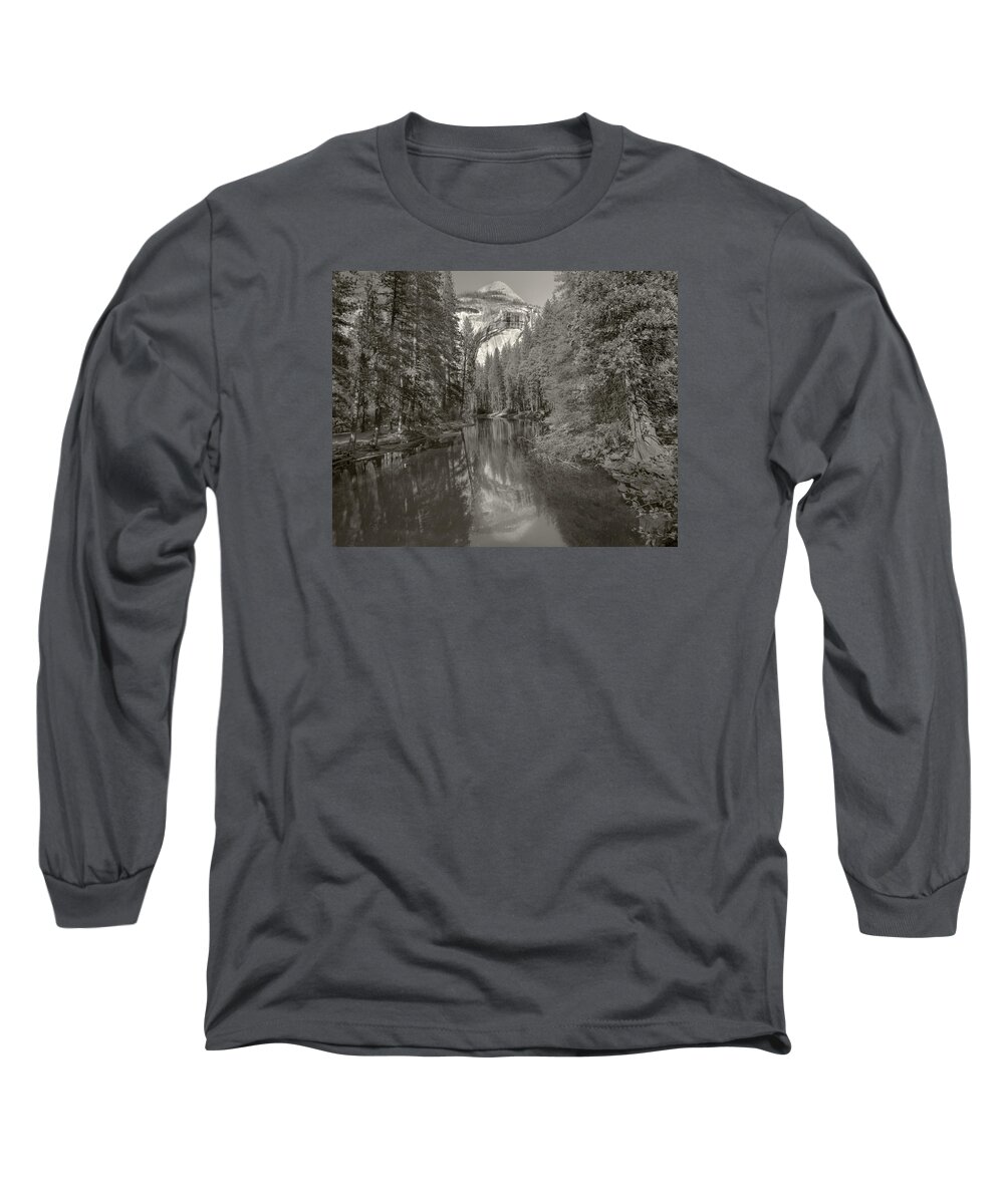 California Long Sleeve T-Shirt featuring the photograph Yosemite Hike Pictorial by Denise Dube