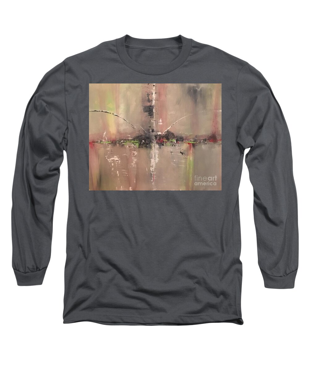 Abstract Painting Art Long Sleeve T-Shirt featuring the painting Abstract III Art Print by Crystal Stagg