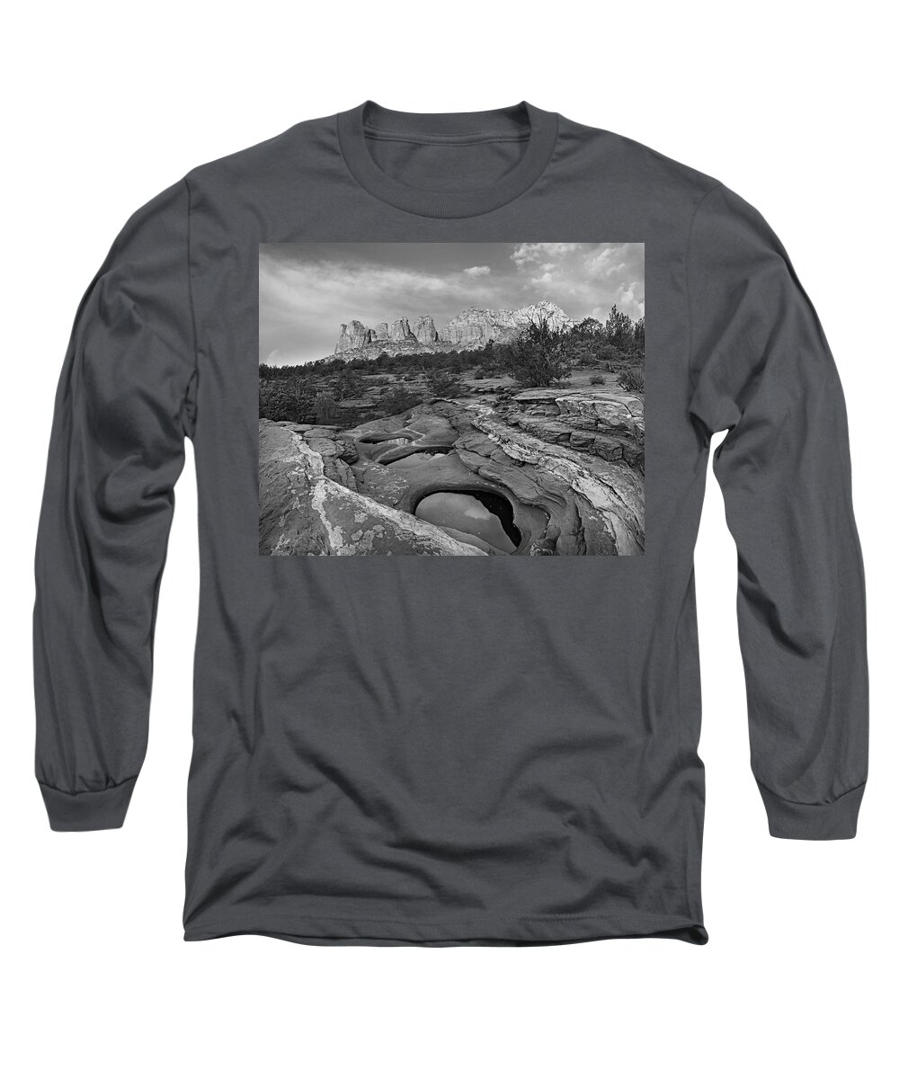 Disk1216 Long Sleeve T-Shirt featuring the photograph Coffee Pot Rock, Arizona #1 by Tim Fitzharris