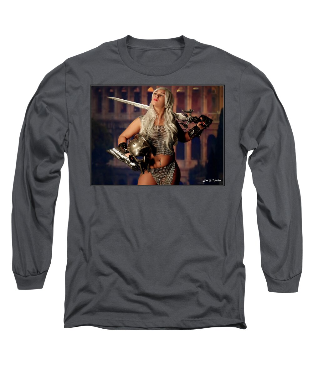 Gladiator Long Sleeve T-Shirt featuring the photograph Gladiator #1 by Jon Volden