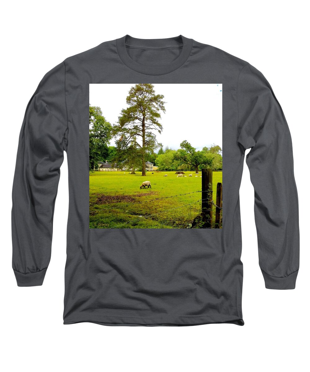 Scotland Long Sleeve T-Shirt featuring the photograph Inveraray, Scotland #1 by Lessandra Grimley