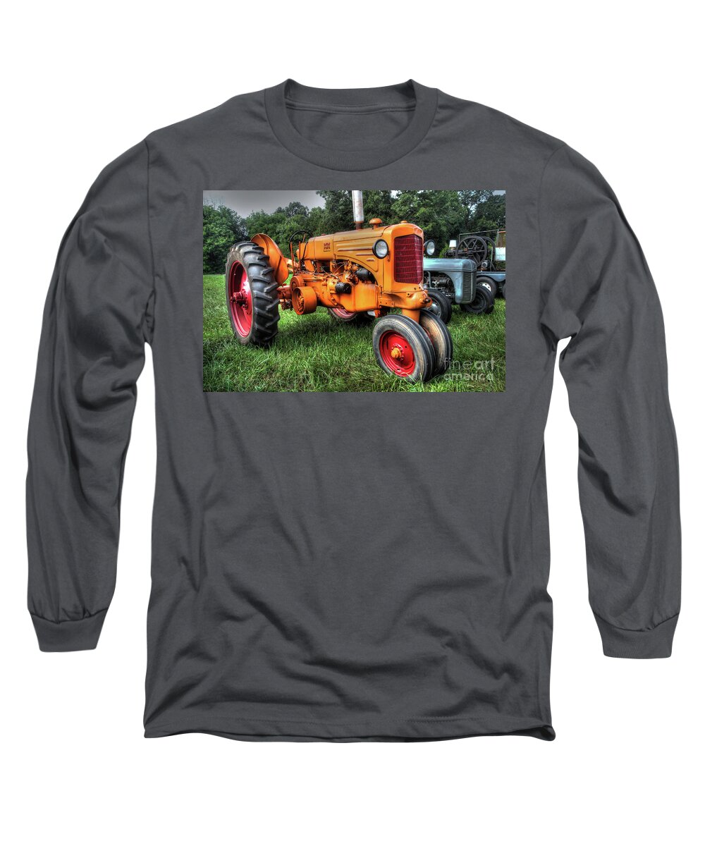 Tractor Long Sleeve T-Shirt featuring the photograph Minneapolis-Moline #1 by Mike Eingle