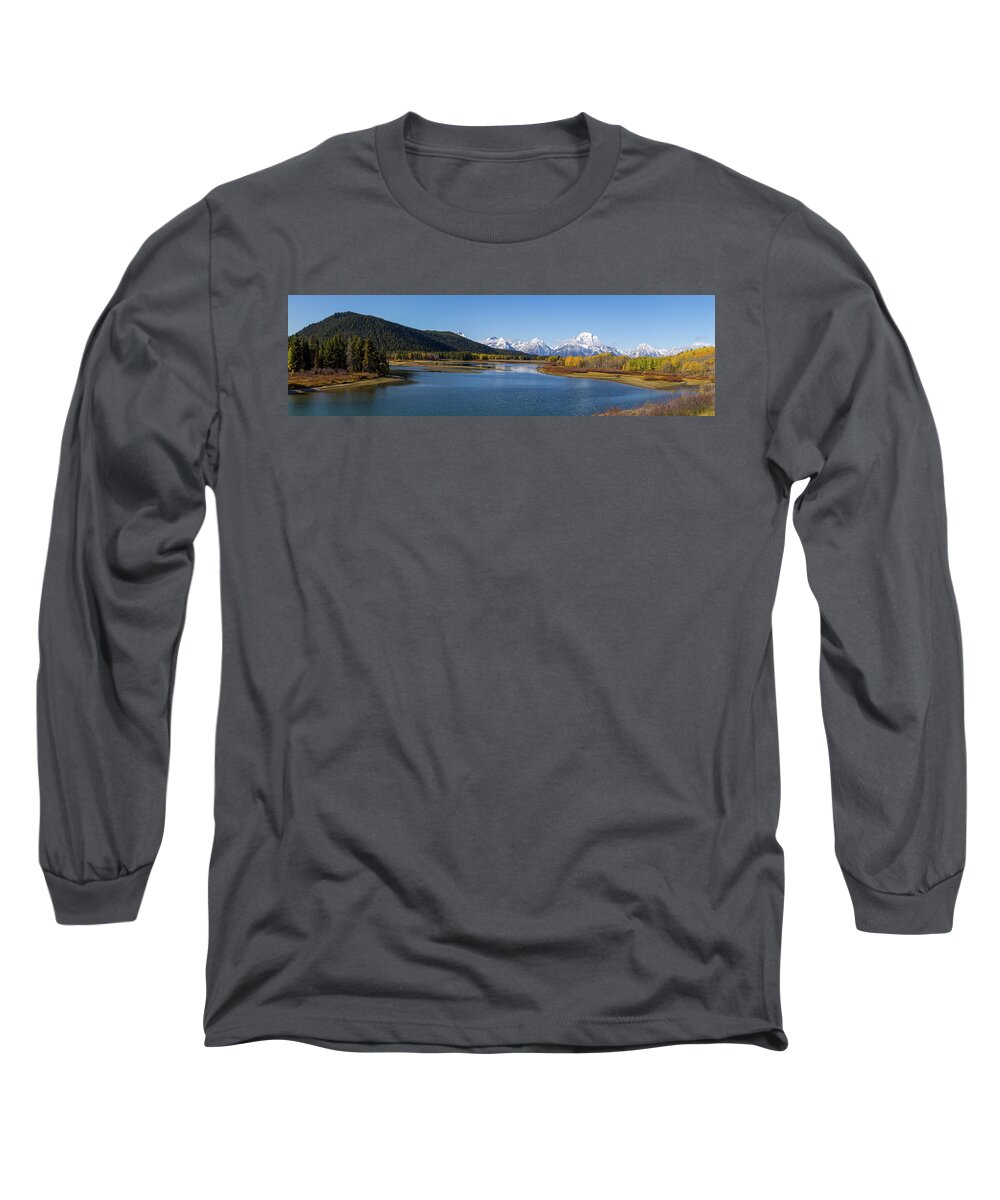 Ynp 2019 Long Sleeve T-Shirt featuring the photograph Oxbow Bend #1 by Kevin Dietrich
