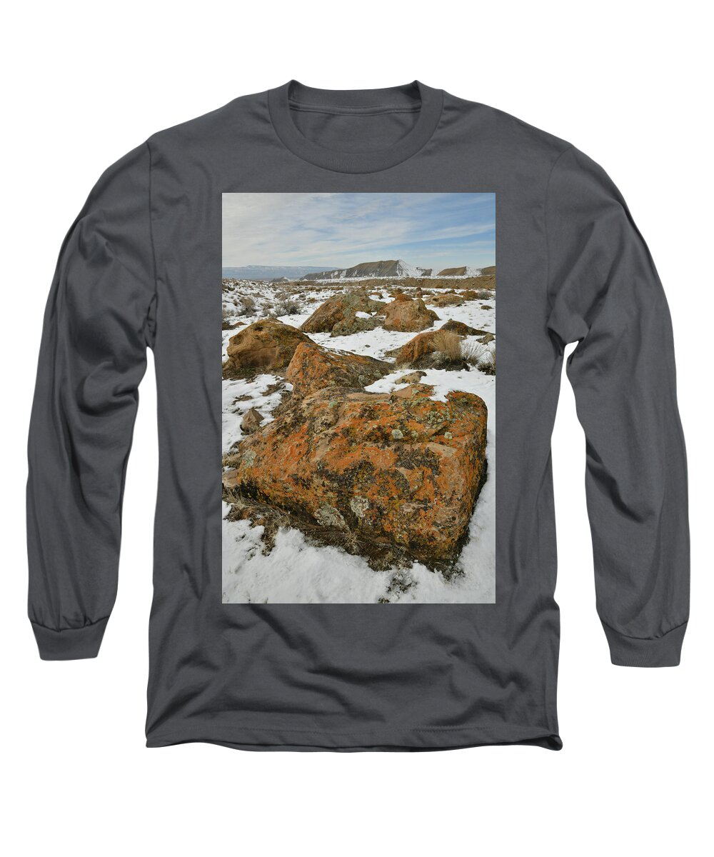 Book Cliffs Long Sleeve T-Shirt featuring the photograph The Many Colors of the Book Cliffs #1 by Ray Mathis