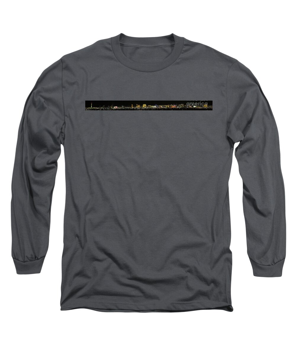 Vegas Long Sleeve T-Shirt featuring the photograph Vegas Strip #1 by Darcy Dietrich