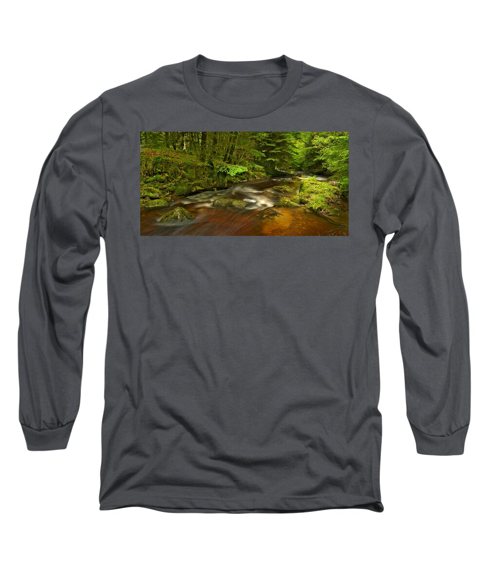 Reelig Glen Long Sleeve T-Shirt featuring the photograph Reelig Glen #17 by Gavin MacRae