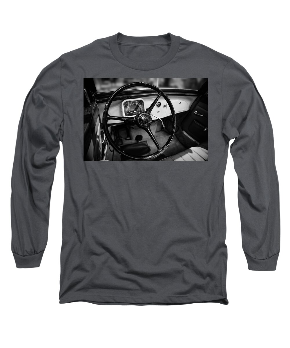 Citroen Roadster Long Sleeve T-Shirt featuring the photograph 1936 Citroen Roadster by Pheasant Run Gallery