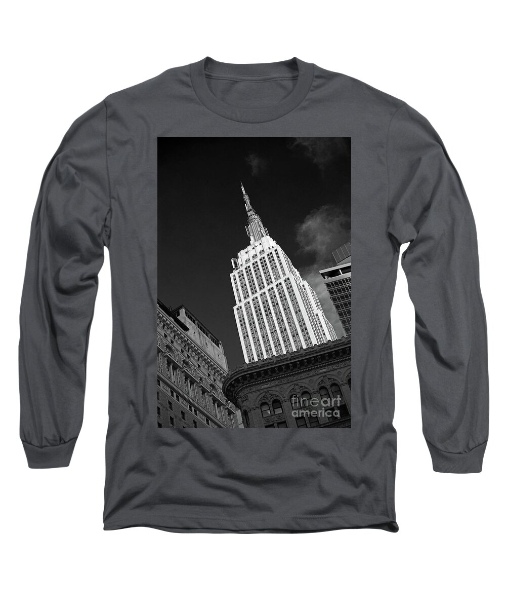 Empire State Building Long Sleeve T-Shirt featuring the photograph Empire State Building #1 by Tony Cordoza