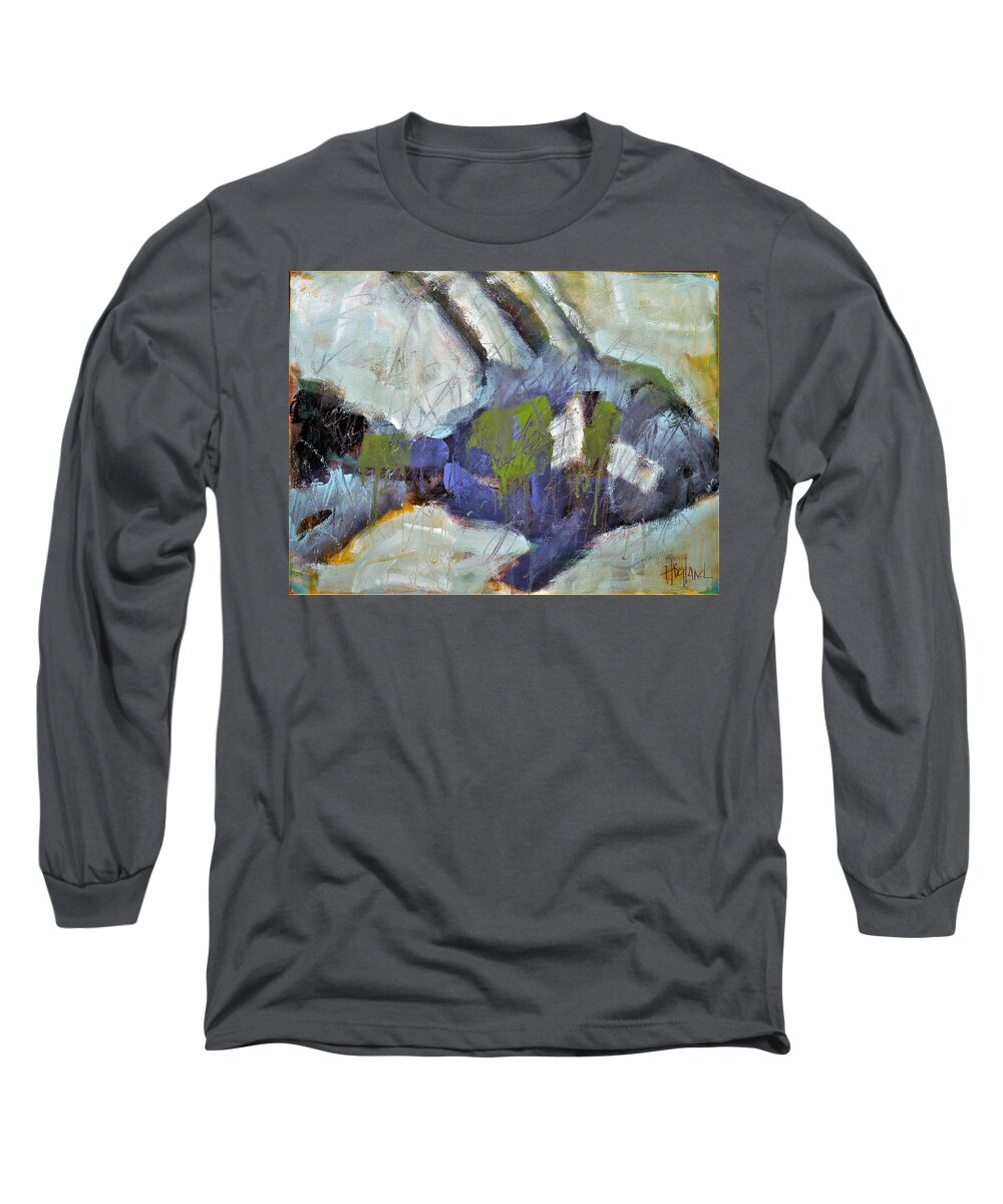  Long Sleeve T-Shirt featuring the painting Baby's On Fire by Daniel Hoglund