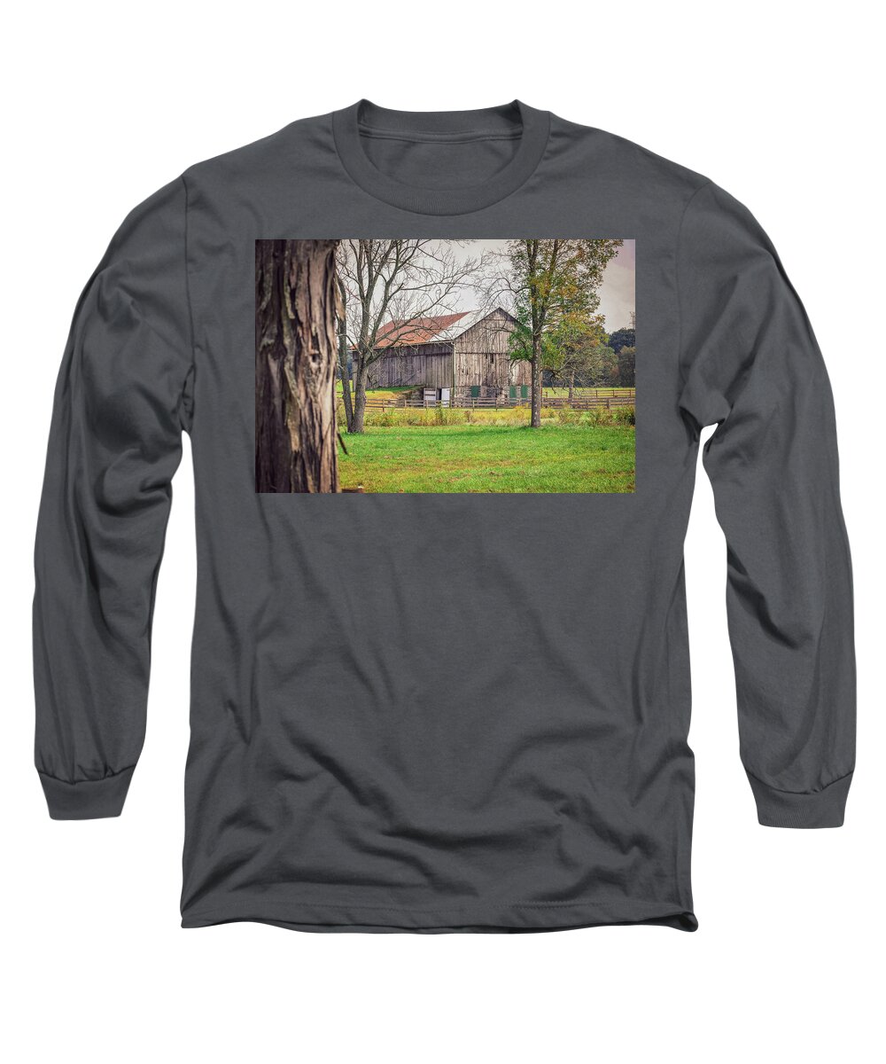 Barn Long Sleeve T-Shirt featuring the photograph Barn by Michelle Wittensoldner