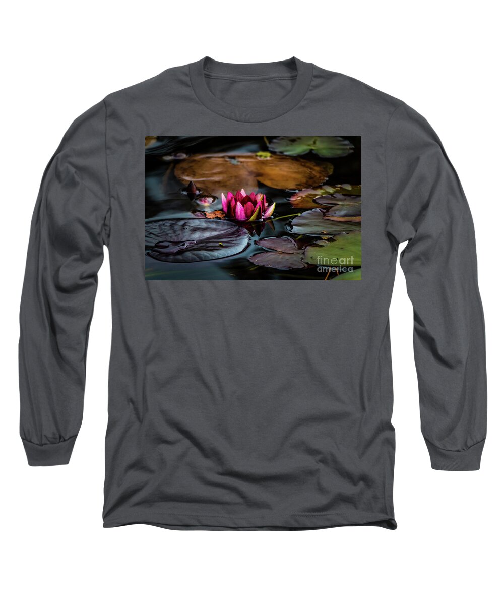 Water Lily Long Sleeve T-Shirt featuring the photograph Beautiful Creation by Elizabeth Dow