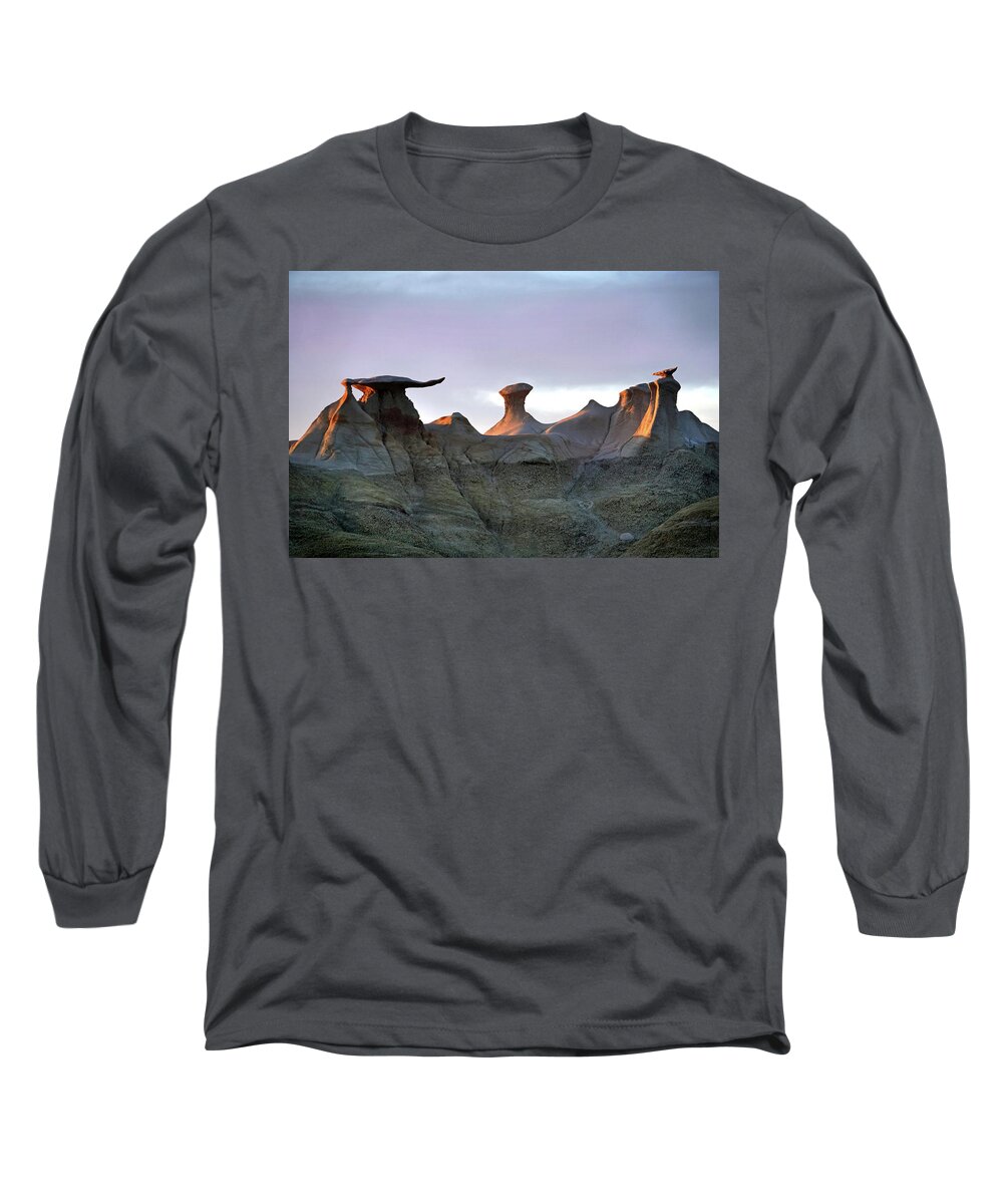Bisti Long Sleeve T-Shirt featuring the photograph Bisti Wings 20 by JustJeffAz Photography