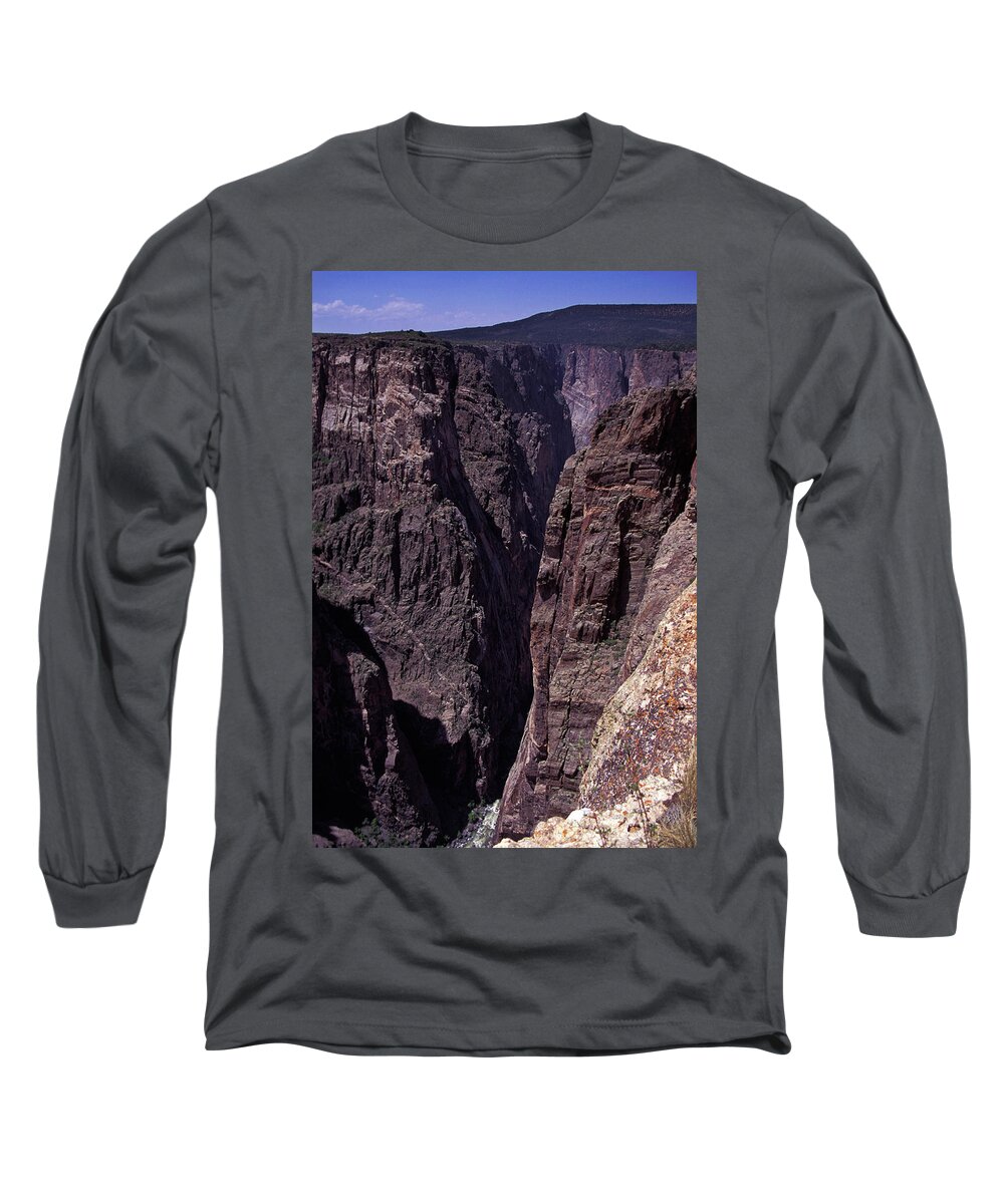 Black Canyon Of The Gunnison National Park Long Sleeve T-Shirt featuring the photograph Black Canyon 1 by Lynda Fowler