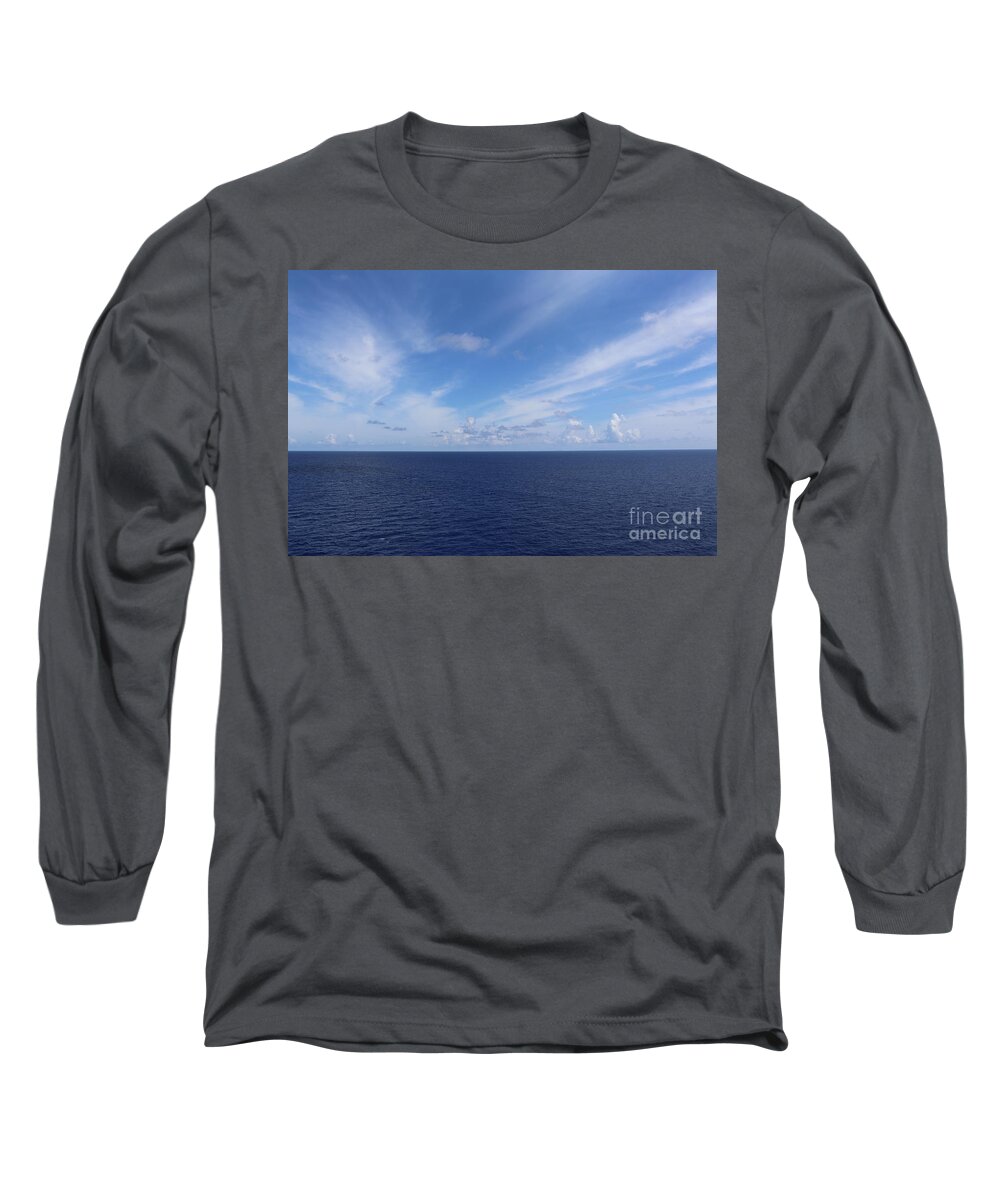 Blue Paradise Long Sleeve T-Shirt featuring the photograph Blue Paradise by Barbra Telfer