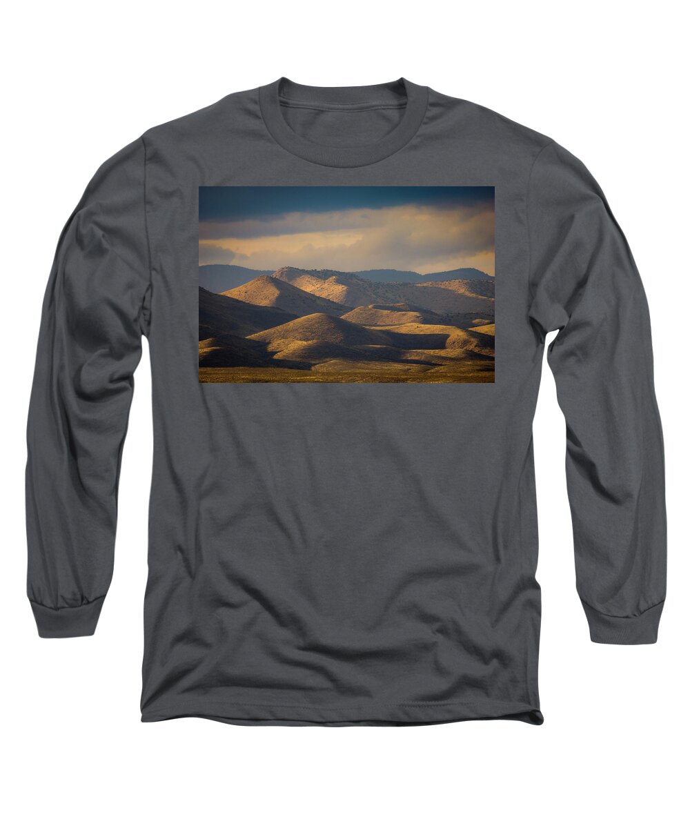 Nature Long Sleeve T-Shirt featuring the photograph Chupadera Mountains II by Jeff Phillippi