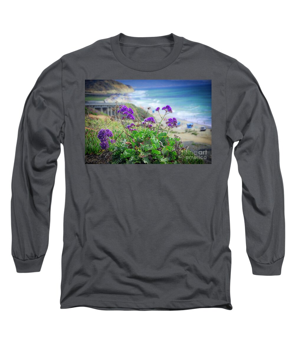 Coast Long Sleeve T-Shirt featuring the photograph Coastline Color by Ken Johnson