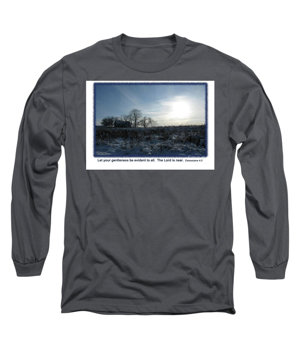  Long Sleeve T-Shirt featuring the mixed media Col4 5 by Lori Tondini