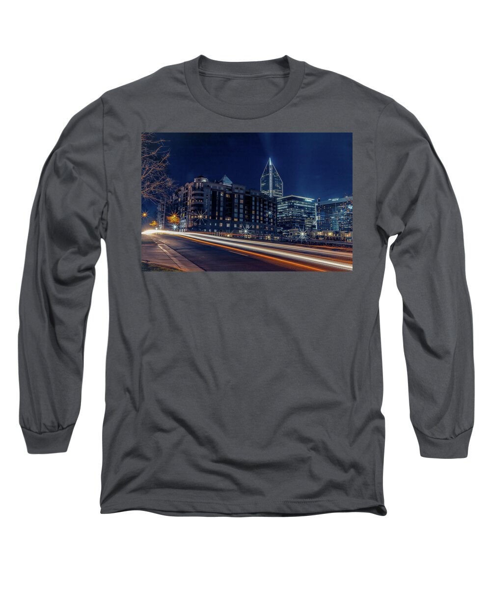 City Long Sleeve T-Shirt featuring the photograph Cold City Streets by Ant Pruitt