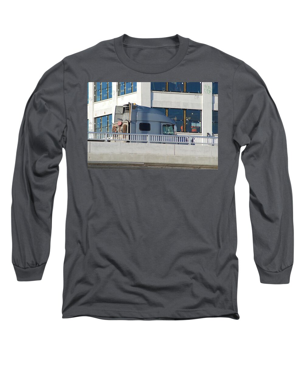 Outdoors Long Sleeve T-Shirt featuring the photograph Completed Concrete Bridge by Ee Photography