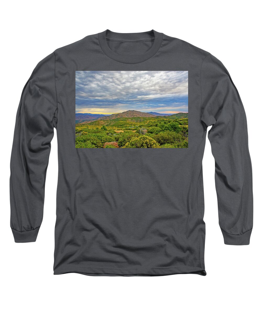 Cuyamaca Long Sleeve T-Shirt featuring the photograph Cuyamaca Mountain Landscape by Anthony Jones