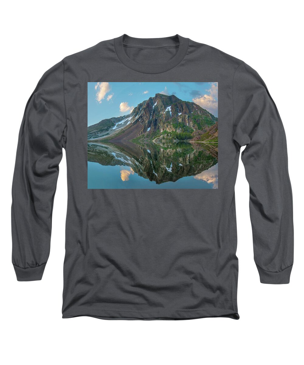 00574869 Long Sleeve T-Shirt featuring the photograph Dana Plateau From Ellery Lake, Sierra #1 by Tim Fitzharris