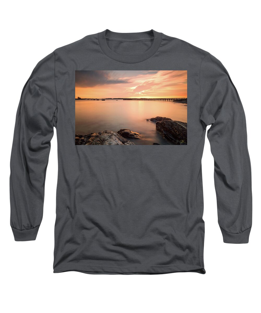 Amazing New England Artworks Long Sleeve T-Shirt featuring the photograph Days End Daydream by Jeff Sinon